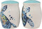 Ebros Blue & White Sea Turtle Ceramic Dinnerware (Salt & Pepper Shakers Set, 1)