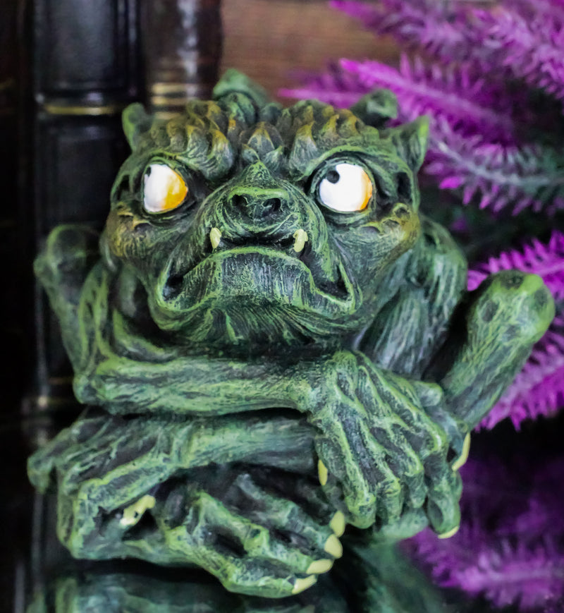 Demonic Notre Dame Toad Troll Winged Gargoyle Figurine Collectible Shy Devil