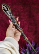 Witch Wizard Sorcerer Skeleton Lord Faux Tree Root Magic Wand Cosplay Prop 14"L