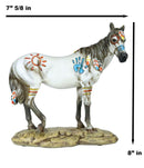 Ebros Native Indian Tribal Beauty Medicine Spirit Horse Hand Crafted Statue 8"H Decor