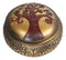 Ebros Sacred Tree of Life Yggdrasil Scroll Art Round Decorative Jewelry Box Figurine