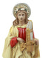 Ebros Saint Cecilia Patroness Of Musicians Carrying Portative Organ Statue Martyr