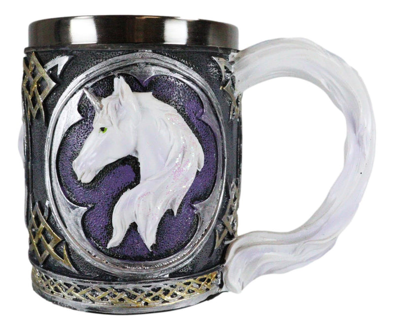 Medieval Royal Magical Enchanted Kingdom Rare Unicorn Beer Stein Tankard Mug Cup