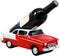 Ebros Gift Classic Red Vintage Bel Air Automobile Car Wine Holder 11.5" Long