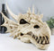 Large Elder Dragon Skull Statue Legendary Erathia Fossil Skeleton 18"L Figurine