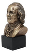 American Founding Father Benjamin Franklin Bust Statue Patriotic Political Hero