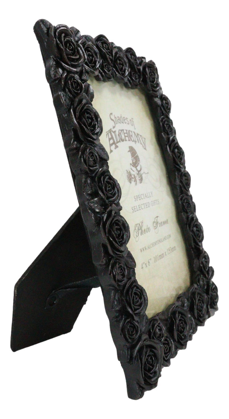 Beauty From Ashes Dark Romance Gothic Black Roses Floral Picture Frame 4"X6"