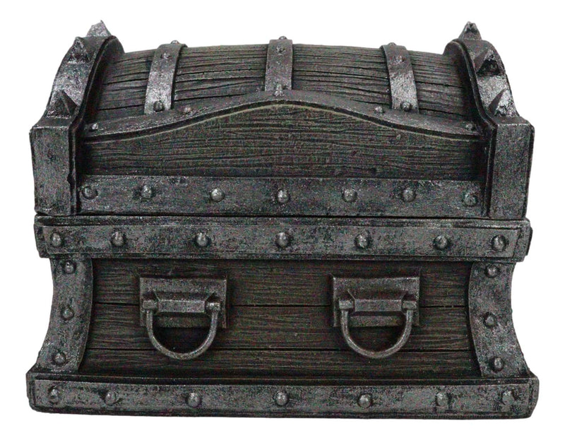 Caribbean Barbarian Pirate Davy Jones Spiked Treasure Chest Small Decorative Box