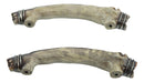 9" Long Rustic Faux Wood Branch With Crystals Drawer Cabinet Bar Pulls 2-Pack