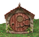 Miniature Fairy Garden Cottage Dome House W/ Door & Toadstool Stairs Figurine