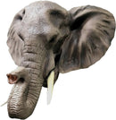 Large 19"L Sahara Elephant Wall Bust For Home Decor Wall Plaque Hanging Statue