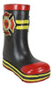 Fire Fighters Fireman Red Black and Yellow Boot Stationery Holder Flower Vase