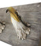 22"L Rustic Western American Patriotic Bald Eagle 4-Peg Wall Coat Hooks Plaque