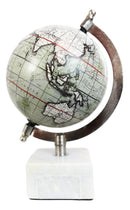 Contemporary Modern Decorative Desktop World Atlas Map Globe With Tilt Axis