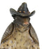 Western Rustic Texas Sherriff Cowboy Armadillo Money Piggy Coin Bank Figurine