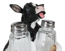 Ebros Farm Grassland Bovine Cattle Cow Moo Moo Salt Pepper Shakers Holder Set