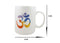 Pack Of 2 Feng Shui Yoga Meditation Sacred Mantra Ohm Bone China Coffee Mugs