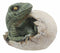 Jurassic Era Predator Hatching Dinosaur Egg Figurine 4"H Velociraptor Hatchling