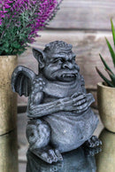 Ebros Winged Fat Ogre Troll Gargoyle Statue 4" High Gargoyles Collectible