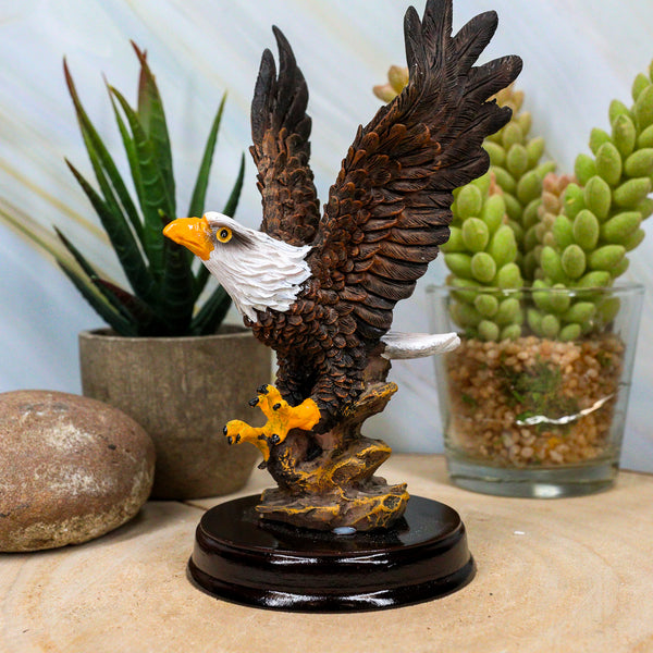 Ebros American Pride Swooping Bald Eagle with Spread Out Wings