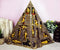 Ebros Egyptian Pyramid Statue With 16 Miniature Gods Anubis Osiris Isis Maat Bastet