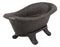 Cast Iron Rustic Bronze Bathtub Miniature 8"L As Tray Or Dish for Bar Soap Coins