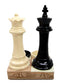 Ebros Gift Checkmate Chess Genius King And Queen Salt Pepper Shakers Holder Figurine Set 5.75"H