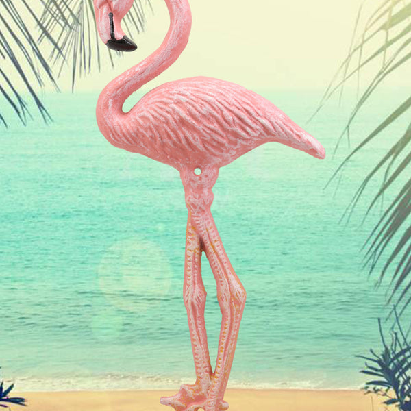 27 Tall Realistic Zen Graceful Tropical Pink Flamingo Standing in Repose  Statue