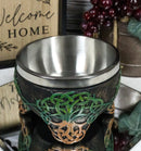 Wicca Metaphysical Spiritual Celtic Tree Of Life Yggdrasil Smudging Smudge Bowl