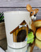 French Bulldog Puppy With Bone Kennel 12oz Ceramic Mug Coffee Cup Home Kitchen