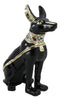 Egyptian Anubis Dog God Of The Dead Pewter Austrian Crystals Trinket Jewelry Box