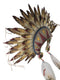 Large Southwest Indian Tribal Chief Headdress War Bonnet W/ Feathers Wall Decor