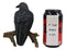 Ebros Gift Gothic Raven Crow Perching On Tree Branch Scavenger Bird Figurine 5.75" High