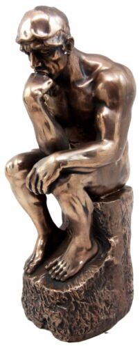 Auguste Rodin Masterpiece Le Penseur The Thinker Decorative Figurine 9.25"H