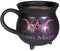 Ebros Triple Moon Magic Witch Cauldron Reduction Fired Ceramic Mug Or Bowl 32oz