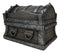 Caribbean Barbarian Pirate Davy Jones Spiked Treasure Chest Small Decorative Box