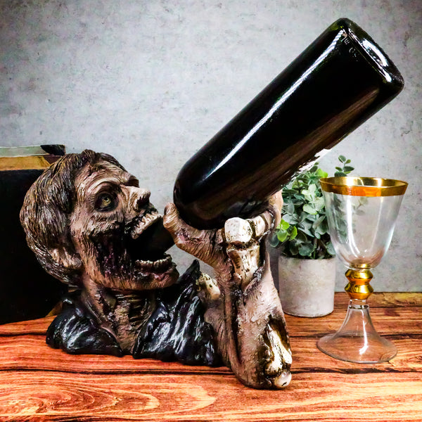 Zombie wine bottle discount holder