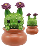 Cattus Cactus Cat In The Pot Figurine Whimsical Cat That Transforms Into Cactus