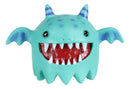 Underbedz Turquoise Polkadot Daemon Winged Imp Monster With Horns Figurine