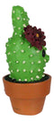 Prickles Whimsical Rabbit That Transform Into Cactus Plant In Pot Figurine Small