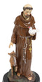 Ebros Gift Holy Catholic Saint Francis Monk Figurine Shrine Decorative Figurine 5.5"H