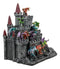 Medieval Mini Dragons Guarding King's Landing Castle Fortress Display Statue Set