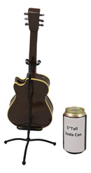 14"H Acoustic Guitar With Stand Boys Girls Children Money Coin Piggy Bank Decor