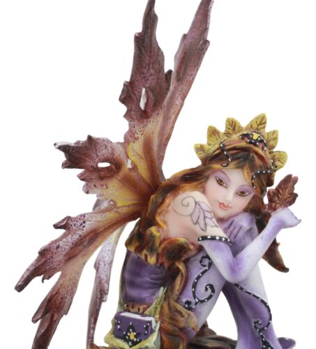 Wild Traveler Autumn Tribal Acorn Fairy Garden Statue 6.5"Tall Fall Season Fae