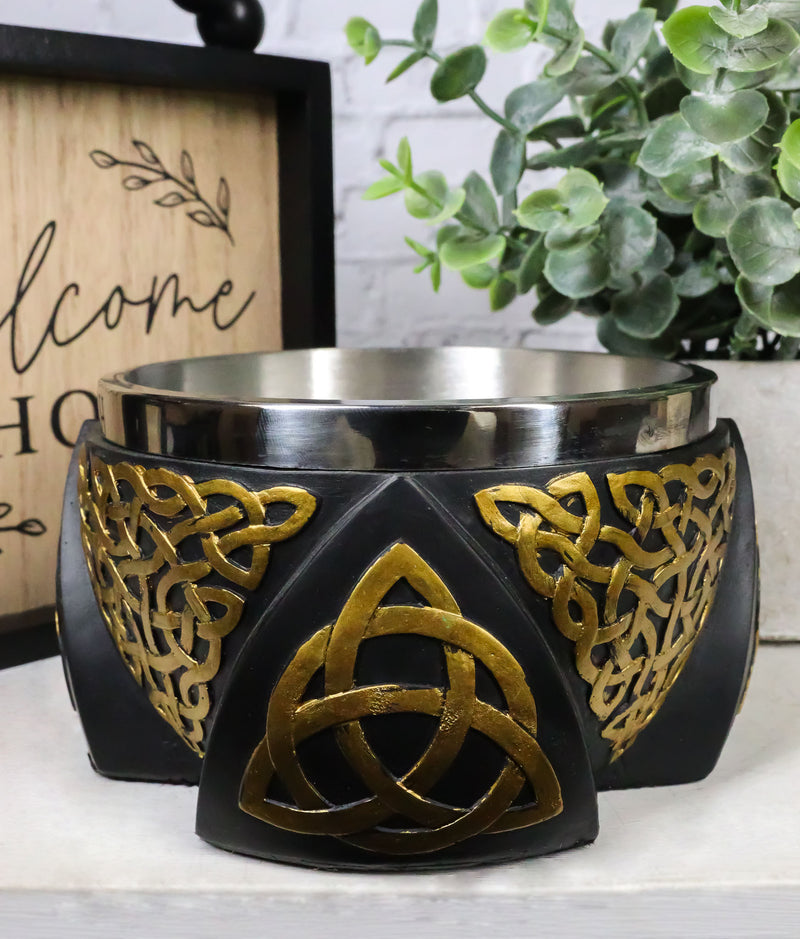 Wicca Metaphysical Spiritual Celtic Triquetra Trinity Knot Smudging Smudge Bowl