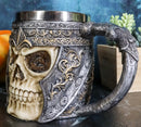 Royal Fleur De Lis Centurion Helmet Skull Coffee Mug 11oz Beer Stein Tankard