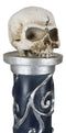 Witchcraft Skeleton Fingers And Skull Blue Decorative Potion Bottle Drink Me!