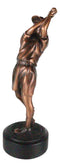 Professional Golfer Swinging Golf Club Decorative Figurine With Trophy Base 9" H