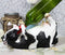 Bovine Brew And Moo Spice Wine Bottle And Salt Pepper Holder Set Decorative