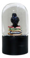 Day Of The Dead Edgar Allan Poe Raven Bibliography Glitter Water Globe Figurine